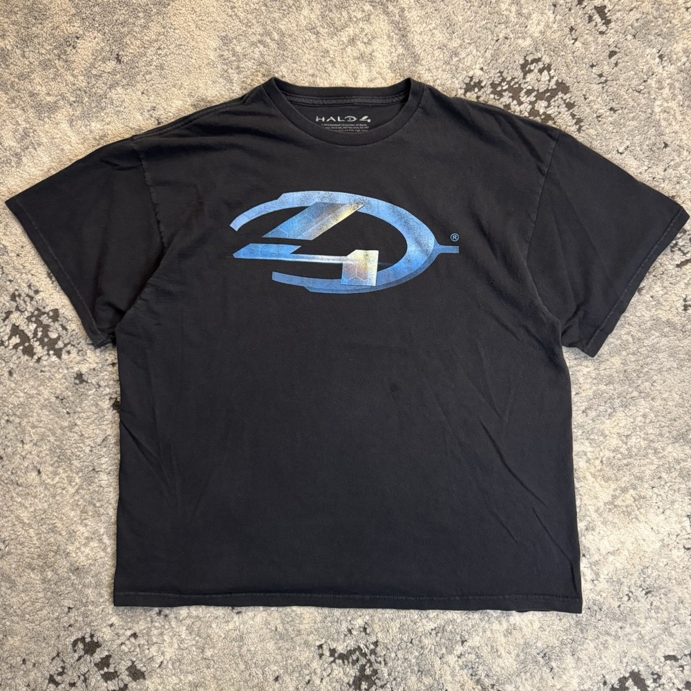 Halo 4 2012 Xbox 360 Game Promo T-Shirt Size 2XL Casual Gaming Microsoft